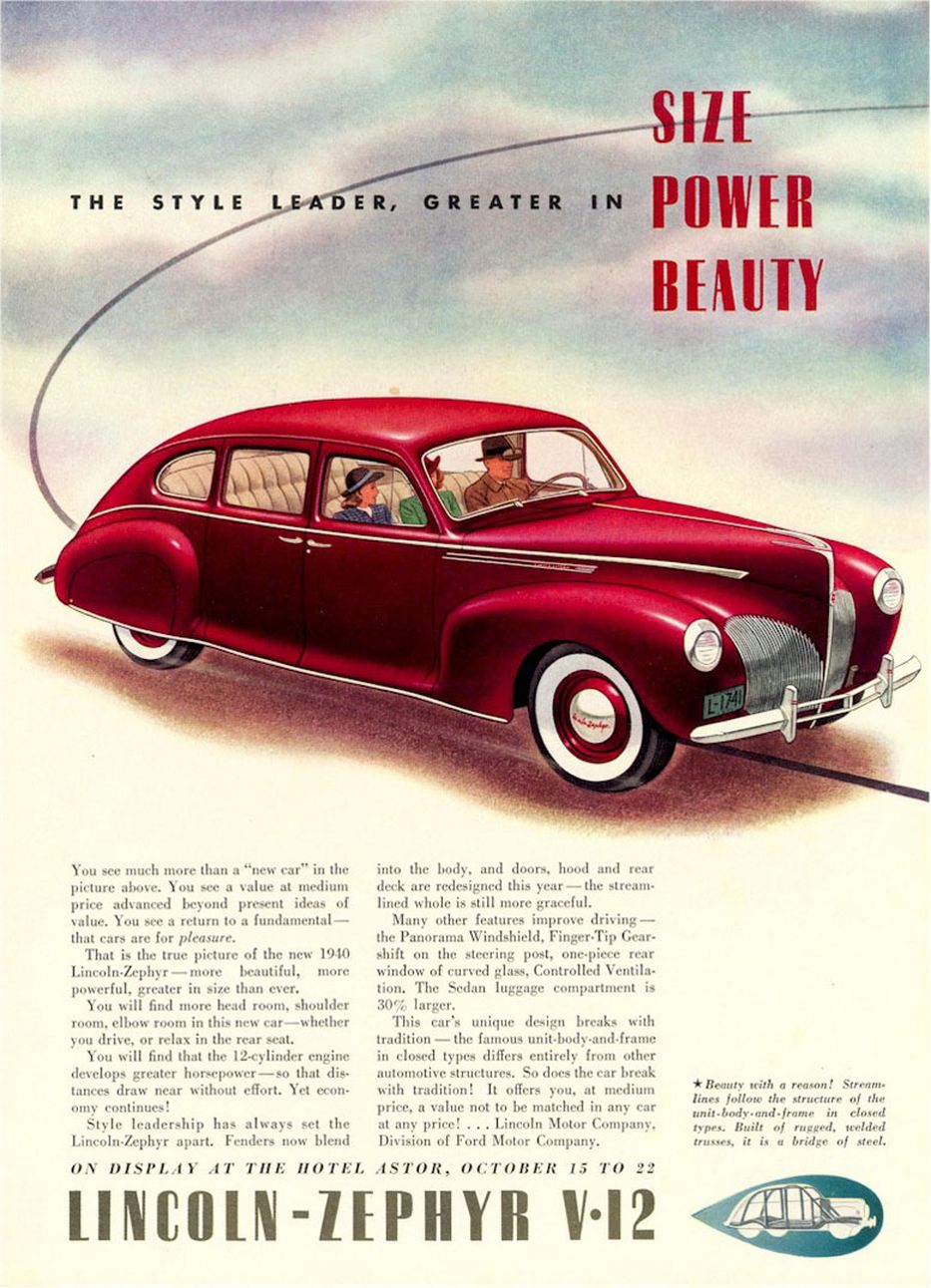 1940 Lincoln Zephyr 2